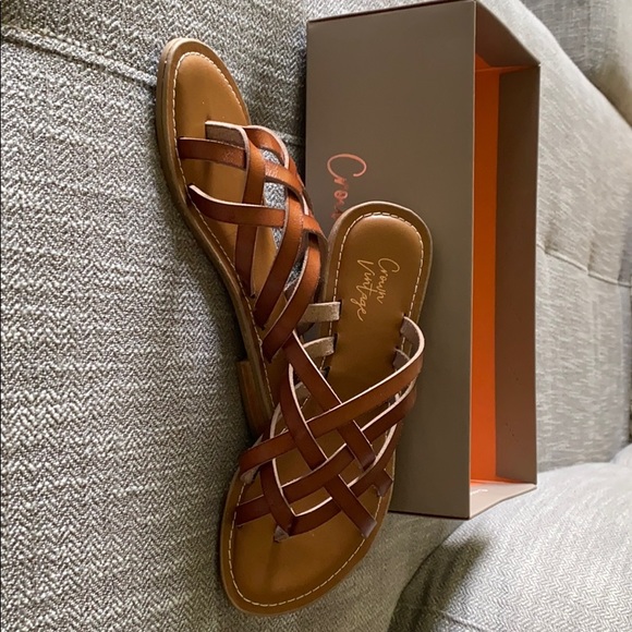 Crown Vintage Shoes - New! Adorable Crown Vintage Leather Sandals.
